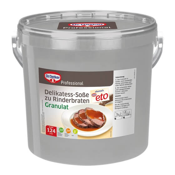 Delikatess Sauce zum Rinderbraten granuliert lak.-frei 12kg