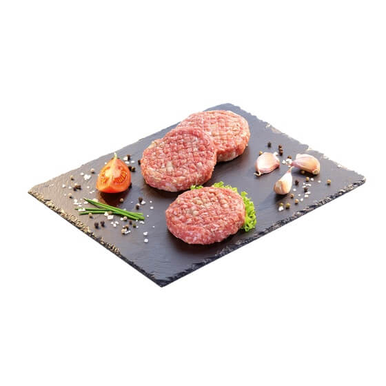 Schweine Frikadellenmasse Rohlinge geformt roh ca.150g