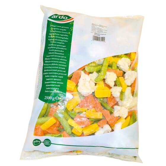 Erntefrischer Mix(Zuckerschote/Blumenkohl/Karotte)2,5Kg Ardo