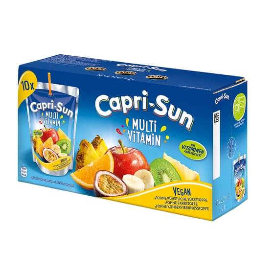 Capri-Sonne Multivitamin Silber 10x0,2l Pfandfrei