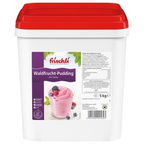 Fruchtpudding Waldfrucht mit Sahne 5kg Frischli