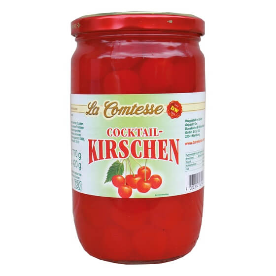 Cocktailkirschen ohne Stein 770g Le Clou