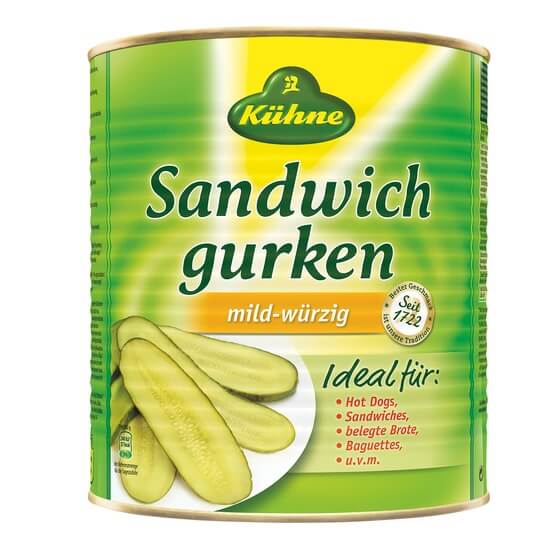 Sandwichgurken 2,9Kg Kühne