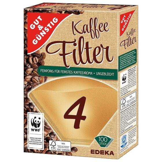 Kaffeefilter Größe 4 100St G&G