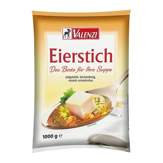 Eierstich gewürfelt TK 1Kg Valenzi