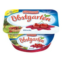 Obstgarten Erdbeer/Kirsch/Pfirsich 0,7% Fett 16x125g Ehrmann