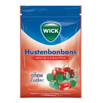 Wick Wildkirsche und Eukalyptus ohne Zucker 72g
