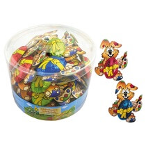 Kleckshase Edel-Vollmilch massiv 3-fach 35x12,5g Storz