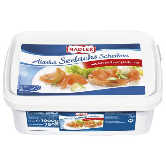 Alaska Seelachs in Scheiben in Öl MSC 1kg Nadler