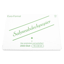 Sahne Abdeckpapier 16x22cm 2000St Brinkmann