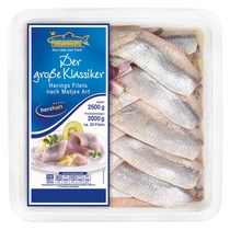 Heringsfilet nach Matjes Art MSC 2,5kg ca.29Stk Friesenkrone