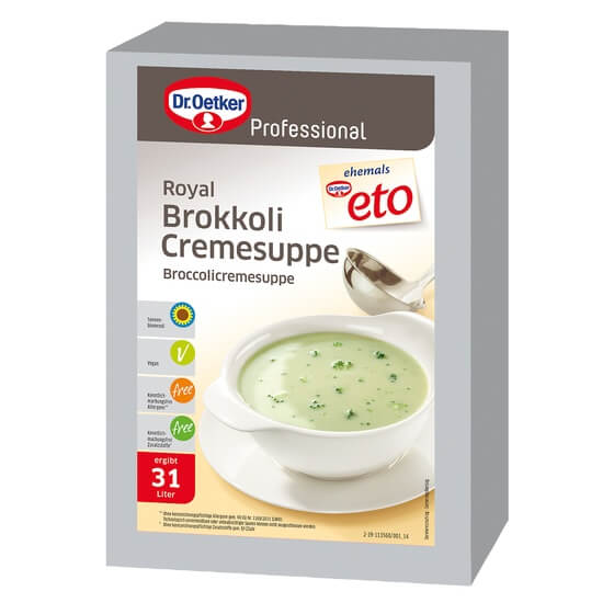 Brokkolicremesuppe 3kg Royal Dr.Oetker