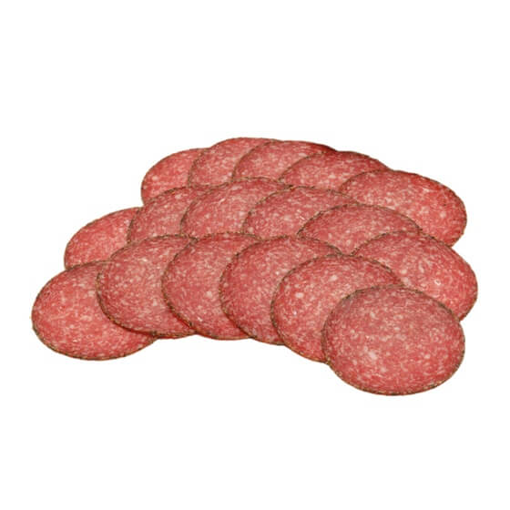 Pfeffer-Salami(Schwein)geschn. ca.48 Schb. 500g Henkelmann