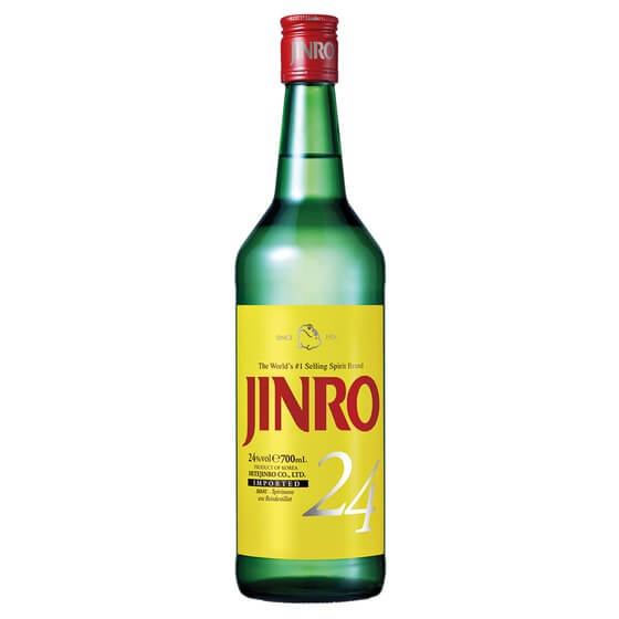 Soju Reisdestillat 24% 0,7ltr. Jinro