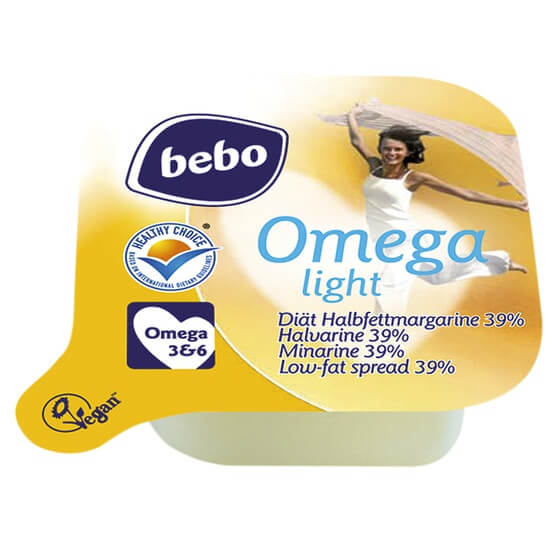 Omega Light 39% Margarine Portionen 200x20g Bebo