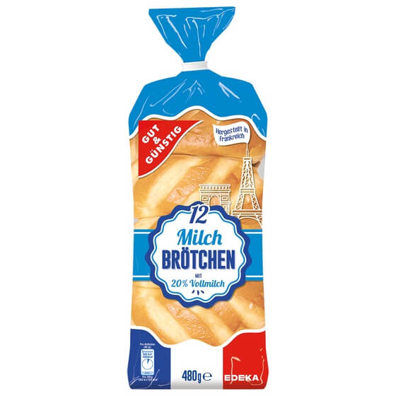 Milchbrötchen 12St 480g G&G