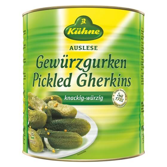 Gewürzgurken 75/80er 9,7kg/5,6kg Kühne