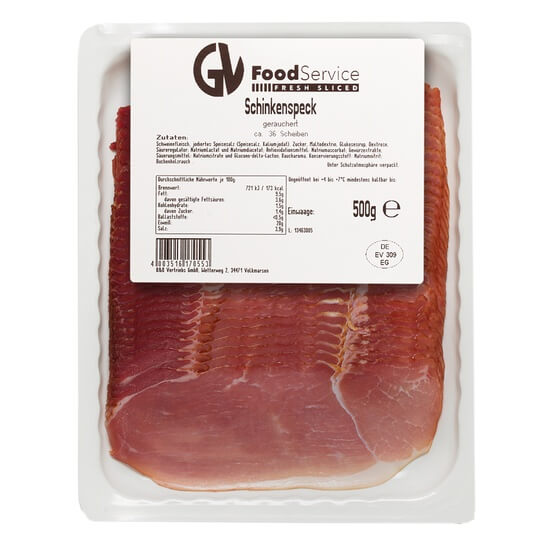 Schinkenspeck ca.36 Scheiben 500g