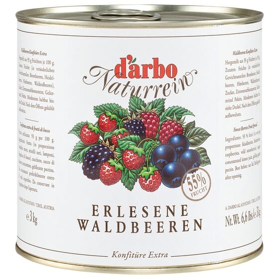 Konfitüre Waldbeere 3kg Darbo