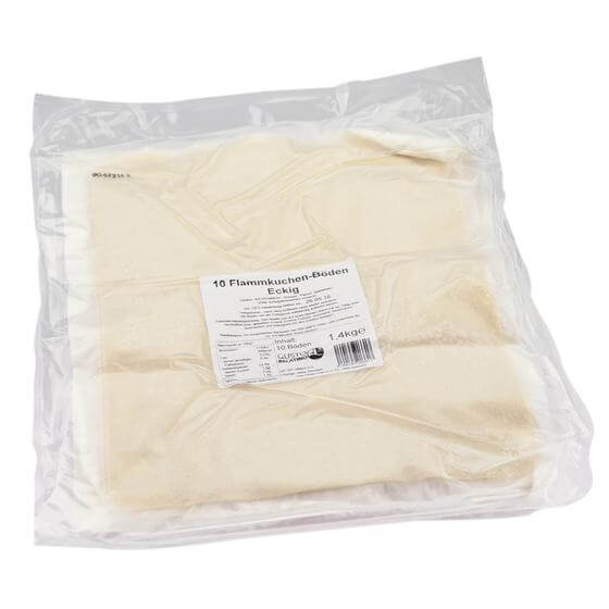 Flammkuchen eckig TK 140g 10x10St Gusto Palatino