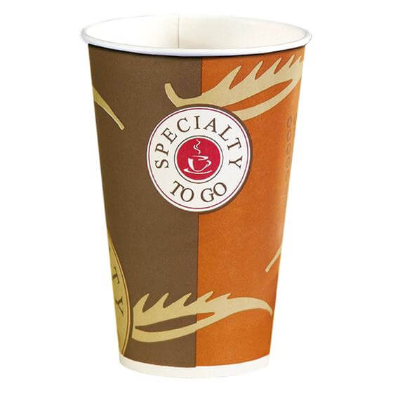 Trinkbecher Pappe "To Go" 0,3l 8x11,6cm 50St PapStar