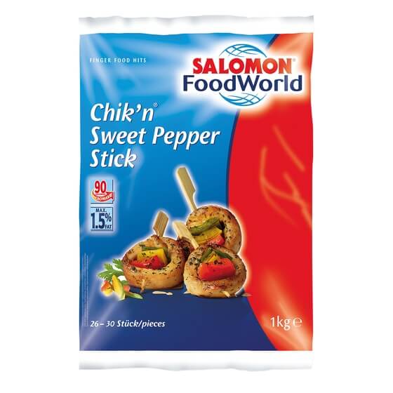 Chik'n Stick Sweet Pepper ca.28St. TK 1Kg Salomon