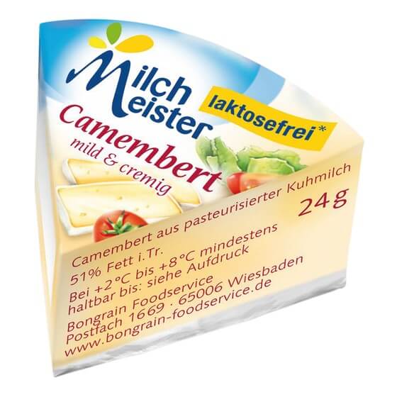 Camembert 50% F.i.Tr. lactosefrei 40x24g Milchmeister