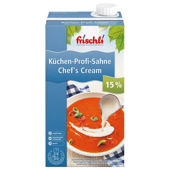 Haltbare Küchensahne 15% Fett 1kg Frischli