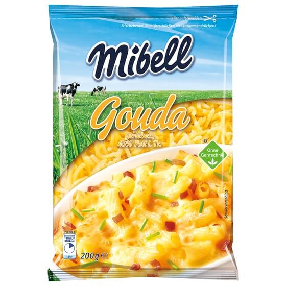 Gouda gerieben 200gr. Mibell