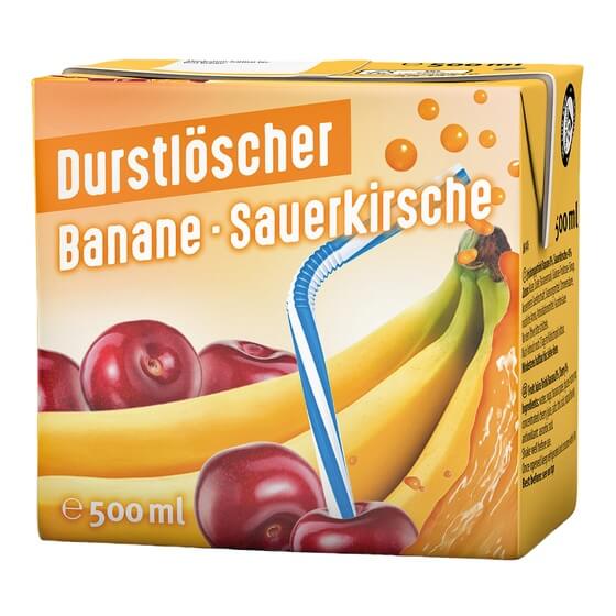 Fruchtsaftgetränk Banane-Kirsch 0,5L Durstlöscher