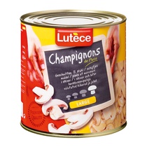 Champignons 2.Wahl Scheiben 3kg/1,92kg Lutece