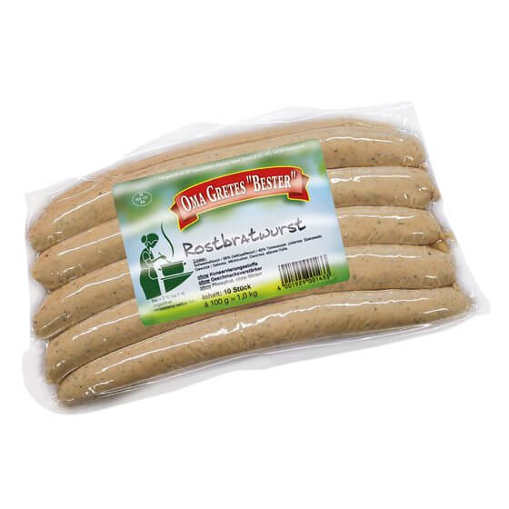 Rostbratwurst L 10 Stück à 100g Spezialitätenpartner