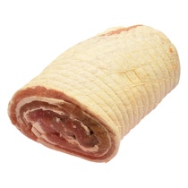 Schweinebauch roh,gepökelt,gerollt im Netz ca.2,5kg