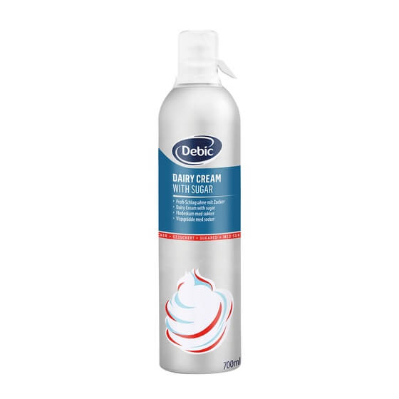 Sprühsahne gesüßt 35% 700ml Debic