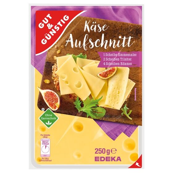 Käseaufschnitt 250g G&G