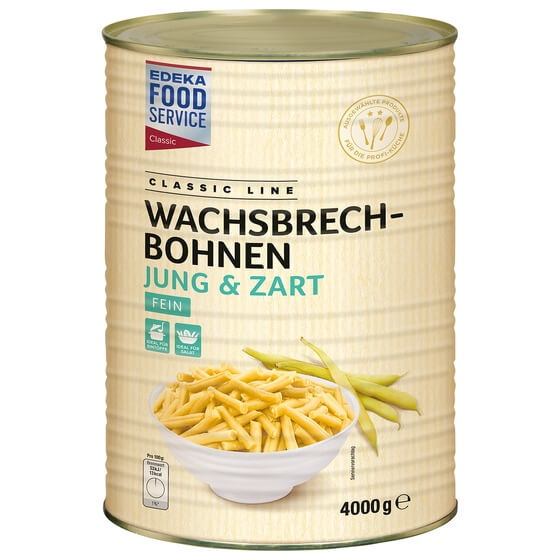 Wachsbrechbohnen fein 4kg/2,295kg EFS