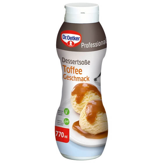 Dessert Sosse Toffee 770ml Oetker