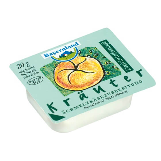 Schmelzkäse Kräuter 30% F.i.Tr. 60x20g Bayernland