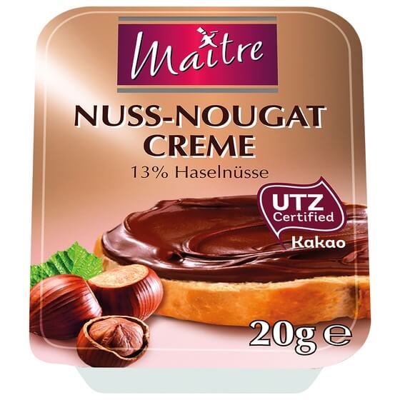 Nussnougat-Creme 100x20g Maitre