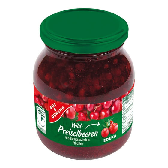 Wild-Preiselbeeren 400g G&G