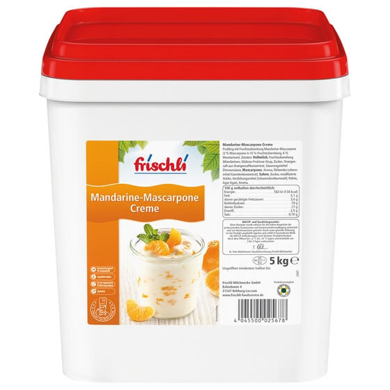 Mandarinen-Mascarpone-Creme 5kg Frischli