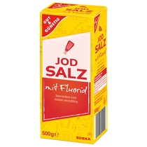 Jodsalz mit Fluorid Packung 500g G&G