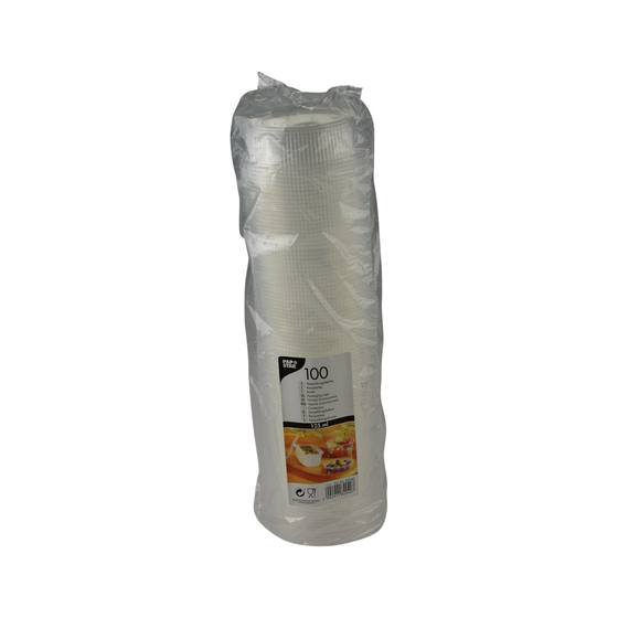 Verpackungsbecher PP rund transparent 125ml 100St. PapStar