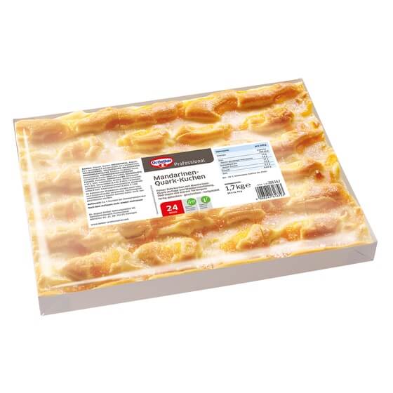 Mandarinen-Quark-Kuchen geschn TK 24St 1,7kg Oetker