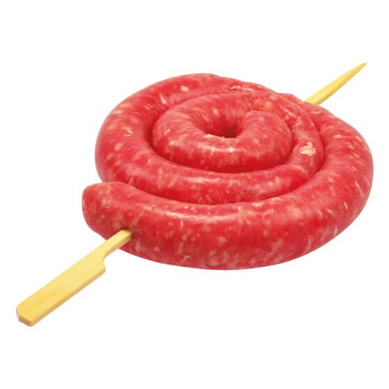 Schweine Bratwurstschnecken roh 100g