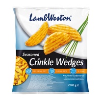 Crickle Wedges Skin On 2500g Lamb Weston