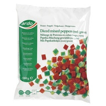 Paprikawürfel rot/grün 10x10mm TK 2,5Kg Ardo