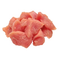 Putenbrustgulasch I Mittel 24mm roh,natur Tray 1kg