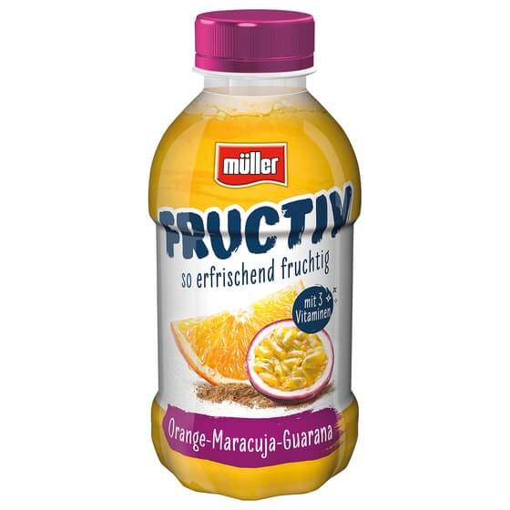 Müller Fructiv Guarana/Mango/Wassermelone 440ml