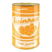 Kürbis gewürfelt 4kg/2,35kg Steinhaus